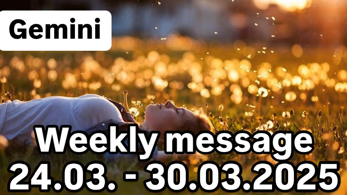Weekly message 24.03. - 30.03.2025