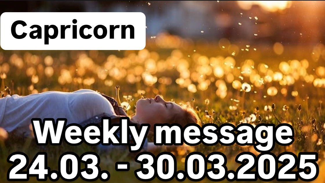 Weekly message 24.03. - 30.03.2025