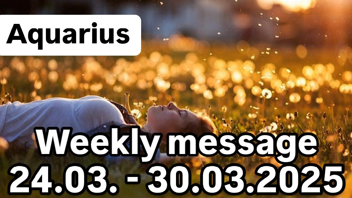 Weekly message 24.03. - 30.03.2025