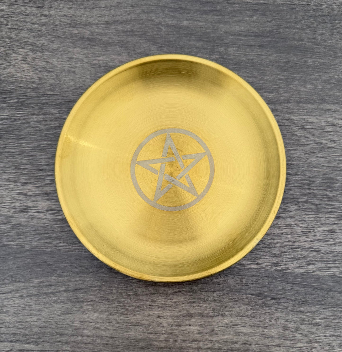 Ritualteller mit Pentagramm – 14 cm