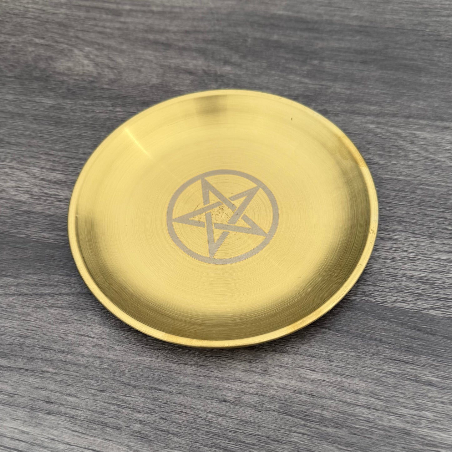 Ritualteller mit Pentagramm – 14 cm