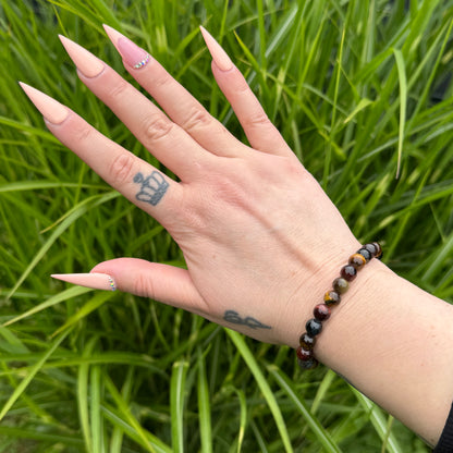 Colorful Tigerauge Armband