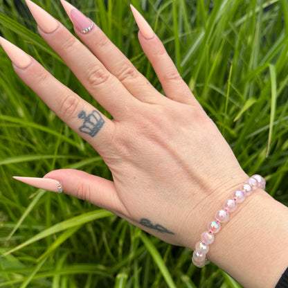 Aura Rosenquarz Armband