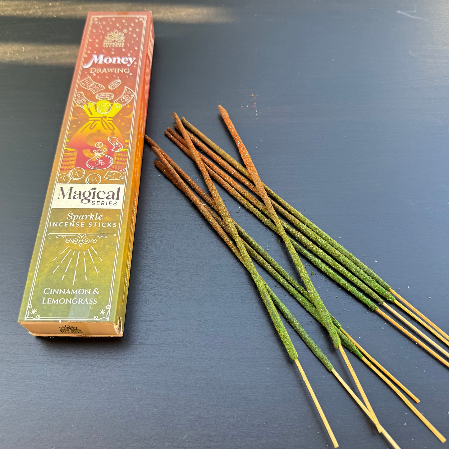 Money Drawing Räucherstäbchen – Cinnamon & Lemongrass